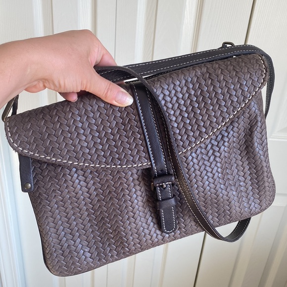 Roots Handbags - ROOTS genuine leather shoulder bag